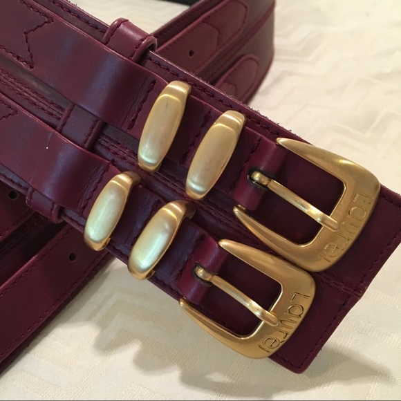 LAUREL (BY ESCADA) THICK BELT SIZE 34 - Picture 2 of 6